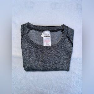 GYMSHARK ADAPT MARL SEAMLESS LONG SLEEVE CROP TOP